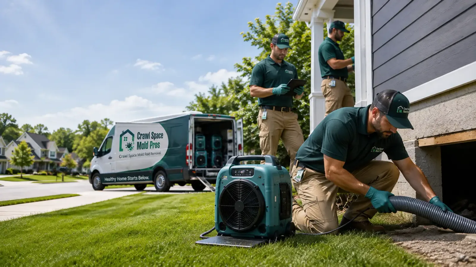 Crawl Space Mold Removal in Middleton, WI